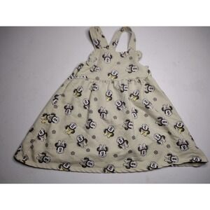 Kids Minnie Mouse Dress 4T Cream‎ All Over Print A-Line Jumper Skirt